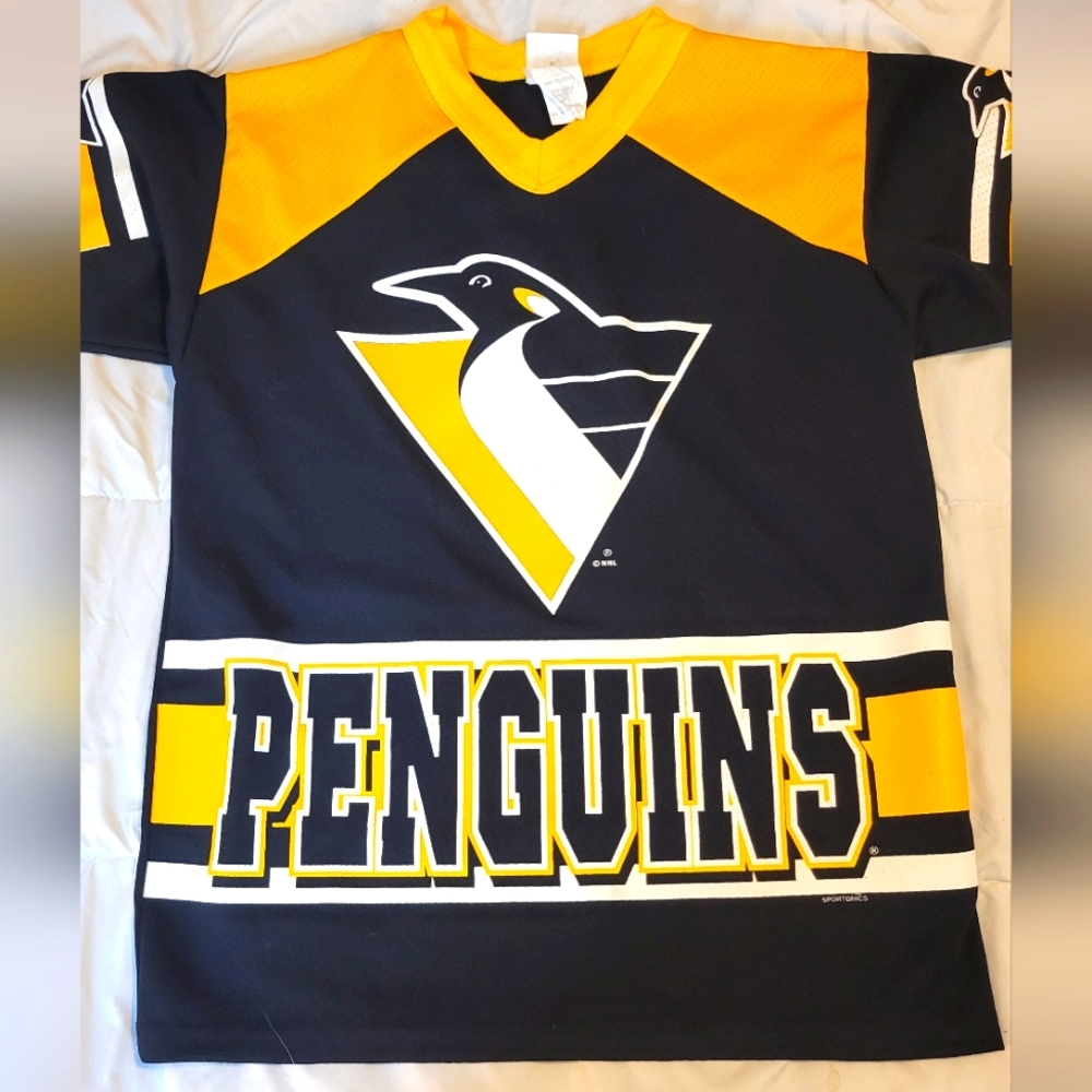 Pittsburgh Penguins Jersey Hockey NHL Tshirt Sportonics